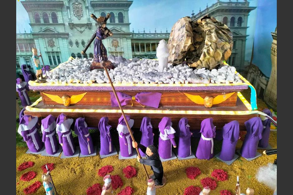 La exposición muestra procesiones en miniatura y abre sus puertas para el público. (Foto: Pedro Meda)