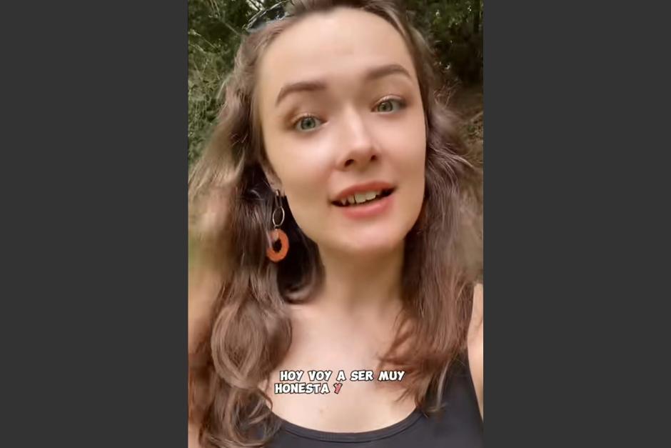 La joven viajera reveló curiosidades a las que no se acostumbra viviendo en Guatemala. (Foto: captura de video)