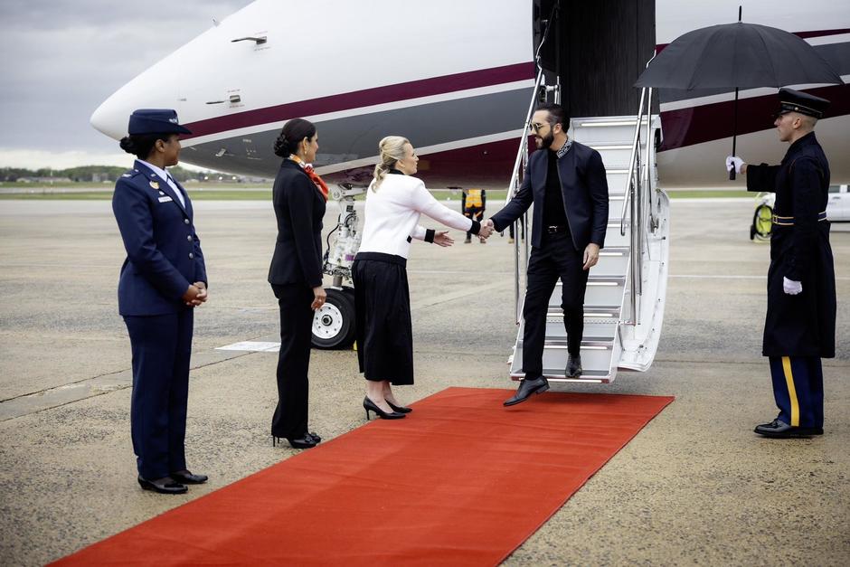 Nayib Bukele ha llegado a la capital de EE. UU. para reunirse con su homólogo Donald Trump. (Foto: RR. SS.)