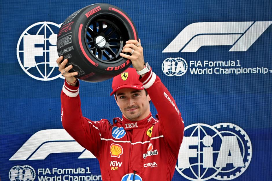Leclerc consiguió la primera pole en la temporada para la escudería Ferrari. (Foto: AFP)