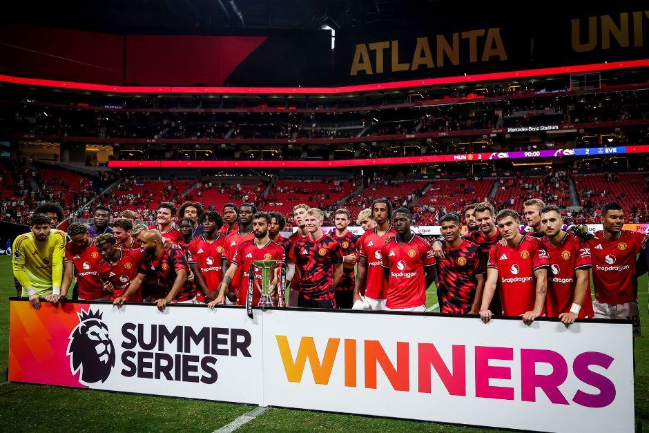 Los diablos rojos levantaron su primer título de la pretemporada y ahora ya se concentran para iniciar la Premier League. (Foto: BR Football)