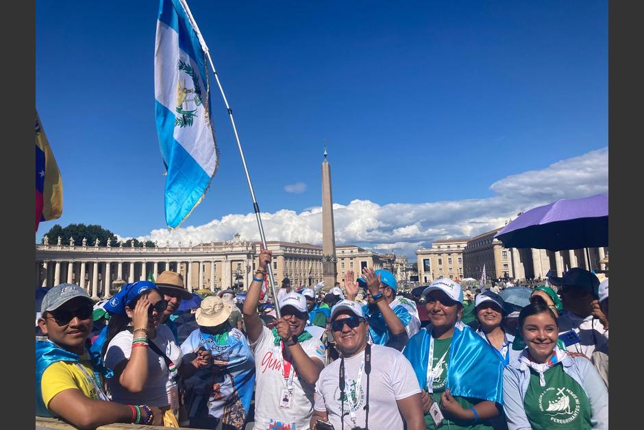 Un grupo de jóvenes guatemaltecos asistió al Jubileo para Jóvenes. (Foto: Santa Sede)