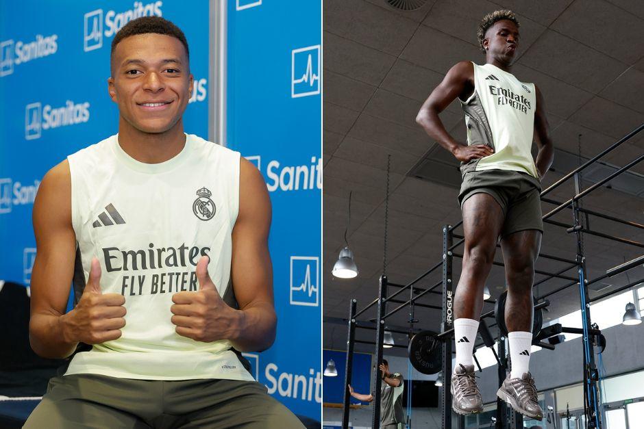 Después de varios días de vacaciones, Mbappé y Vinicius volvieron a Madrid para enfocarse en la nueva temporada con el Real. (Foto: RM)
