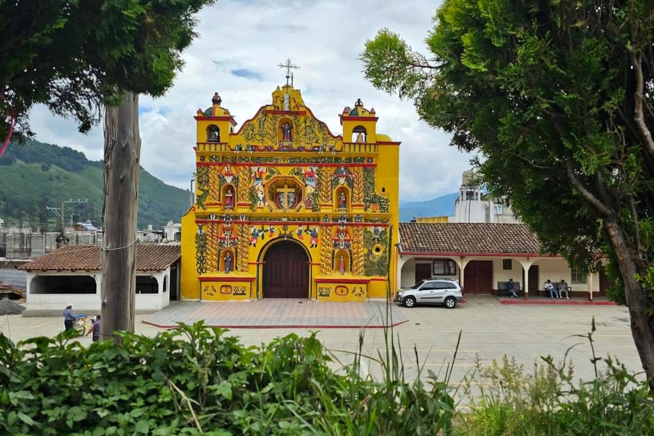 El color amarillo del templo representa al maíz y el rojo está relacionado con el sol. (Foto: Oswaldo Cop/Colaborador)