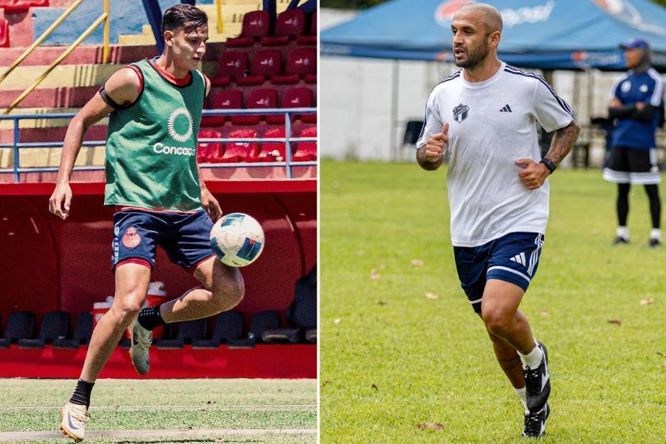 El "Flaco" Martínez buscará los goles para los ediles, mientras el "Moyo" Contreras liderar a los albos. (Fotos: Municipal y Comunicaciones)