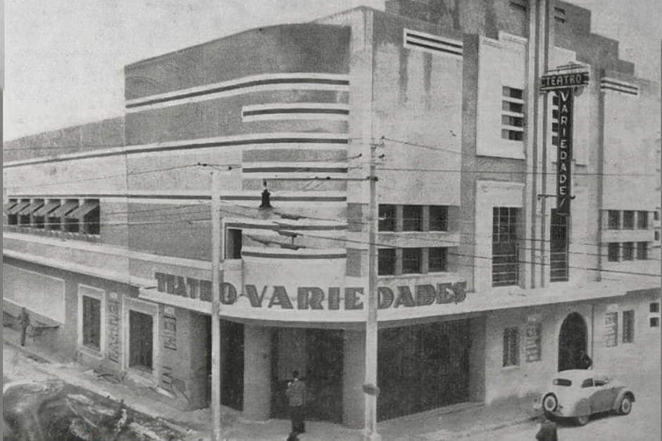 Así era el diseño original del Teatro Variedades. (Foto: Municipalidad de Guatemala)