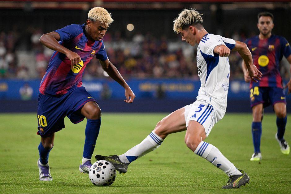 Lamine Yamal, quien estrenó el 10, se adjudicó un doblete en el triunfo azulgrana.