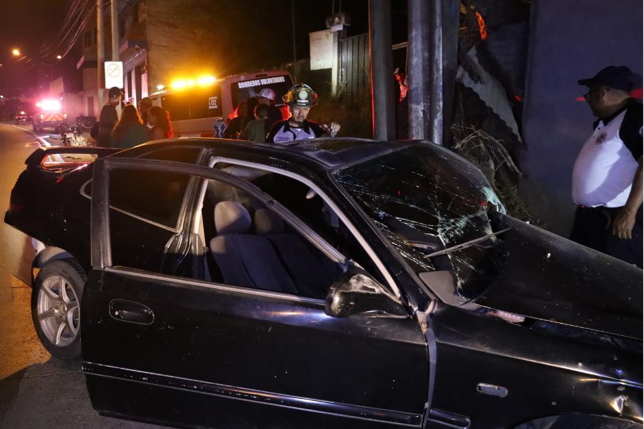 El accidente ocurrió la madrugada de este lunes 11 de agosto. (Foto: Bomberos Voluntarios)
