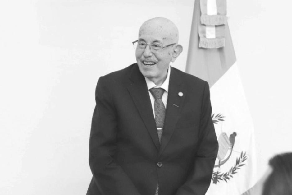 Después de más de 60 años de brindar sus servicios diplomáticos a Guatemala, falleció Gabriel Edgardo Aguilera, reconocido también en el ámbito académico. (Foto: Minex)