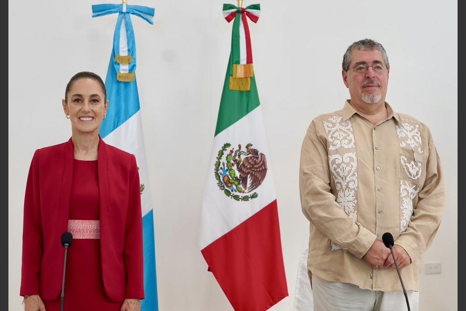 La presidenta de México se pronunció tras visita a Guatemala. (Foto: Twitter)