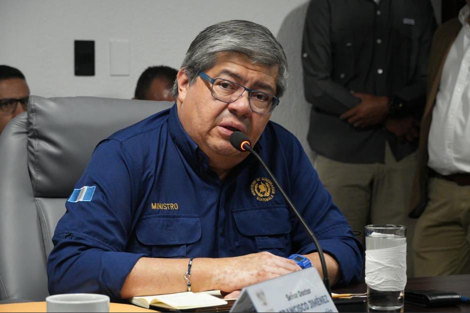 El ministro de Gobernación, Francisco Jiménez, habló sobre las complicaciones para arrancar con la construcción de una cárcel en Masagua, Escuintla, y se refirió a otras opciones que están en análisis. (Foto: Wilder López/Soy502)