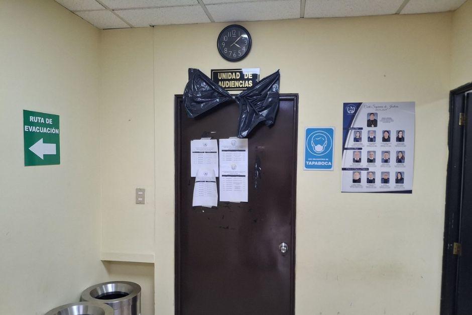 En Juzgado de Mixco no hubo acceso a la prensa, ya que el caso está en reserva. (Foto: Óscar Rivas / colaborador)