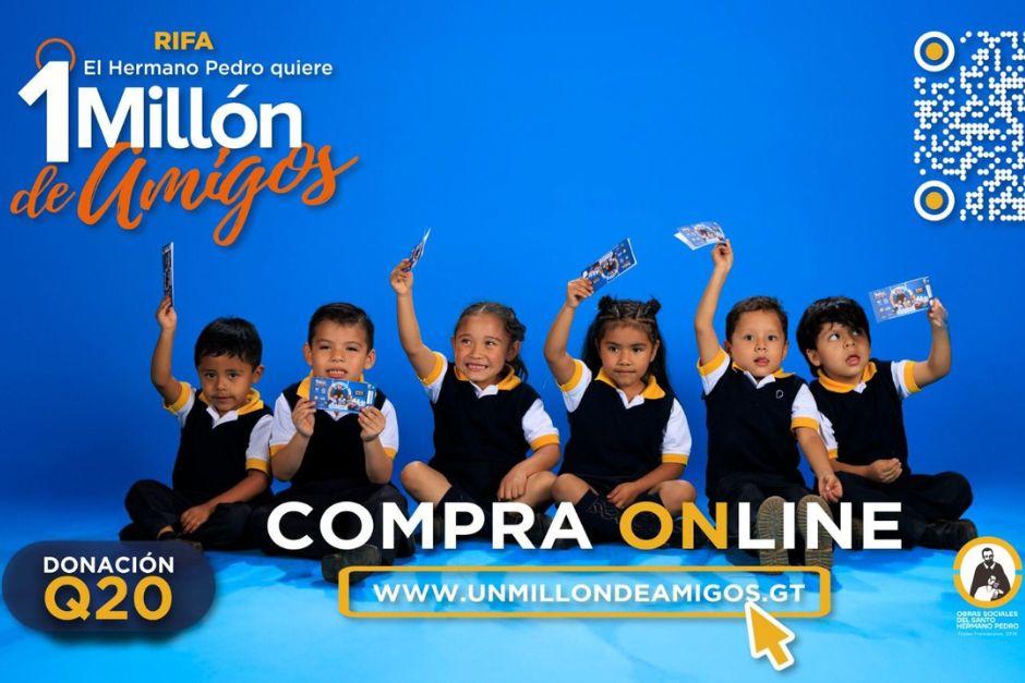 Con la compra de un número para la Rifa Un Millón de Amigos, estarás contribuyendo directamente a que las Obras Sociales sigan transformando vidas.&nbsp;(Foto: H.Pedro/Soy502)