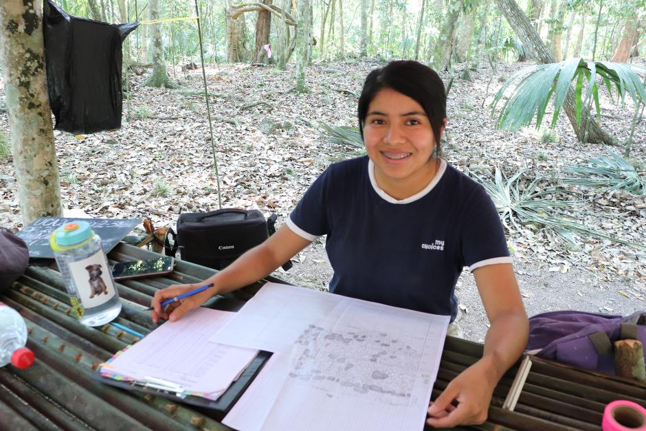 María Fernanda López es una joven arqueóloga guatemalteca que ha participado en varios proyectos a nivel nacional. (Foto: Nuestro Diario)