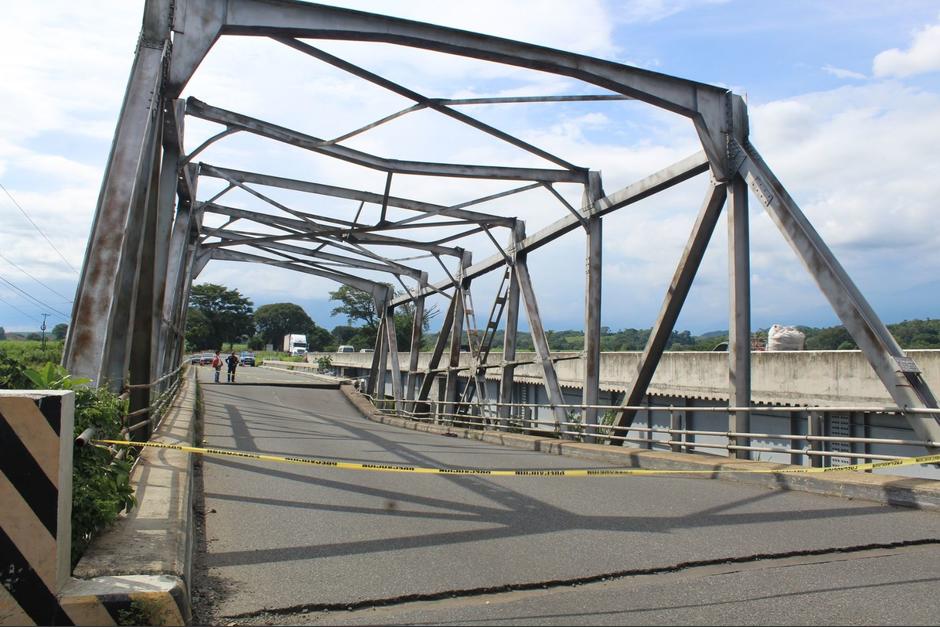 El CIV consideró que el puente Moca deberá tener reparaciones mayores o construir una nueva infraestructura. (Foto: Gobernación Departamental de Suchitepéquez / Soy502)