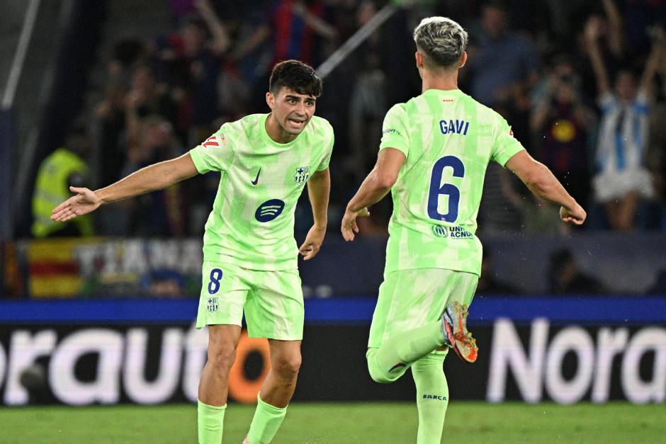 Barcelona tuvo que venir de abajo para poder sumar los tres puntos que lo mantienen en la parte alta. (Foto: AFP)