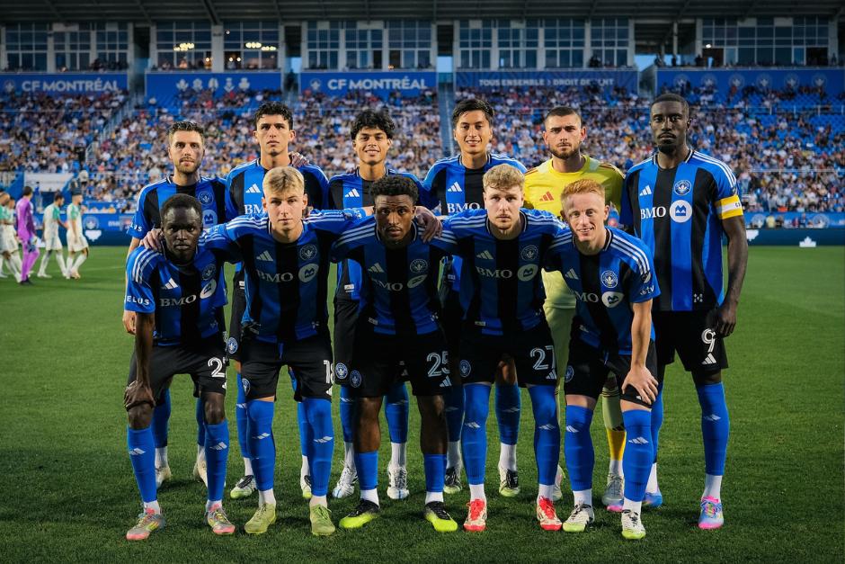 Para la historia y el recuerdo: la foto de la primera titularidad de Olger Escobar con el Montreal. (Foto: CF Montreal)
