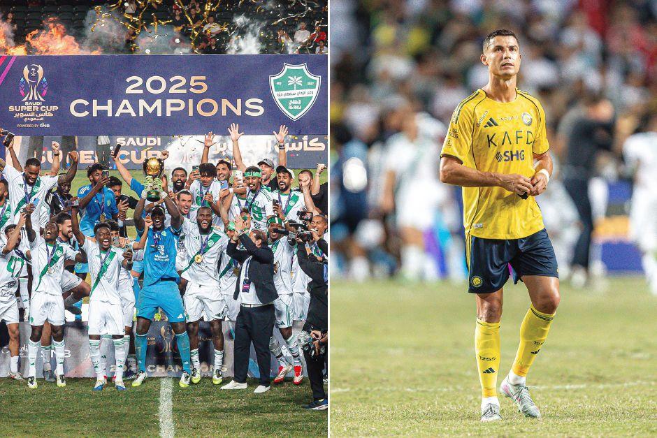 Al Ahli logró tumbar al equipo de Cristiano Ronaldo en los penales y le quitó el primer tiempo de la temporada. (Foto: BR Football)