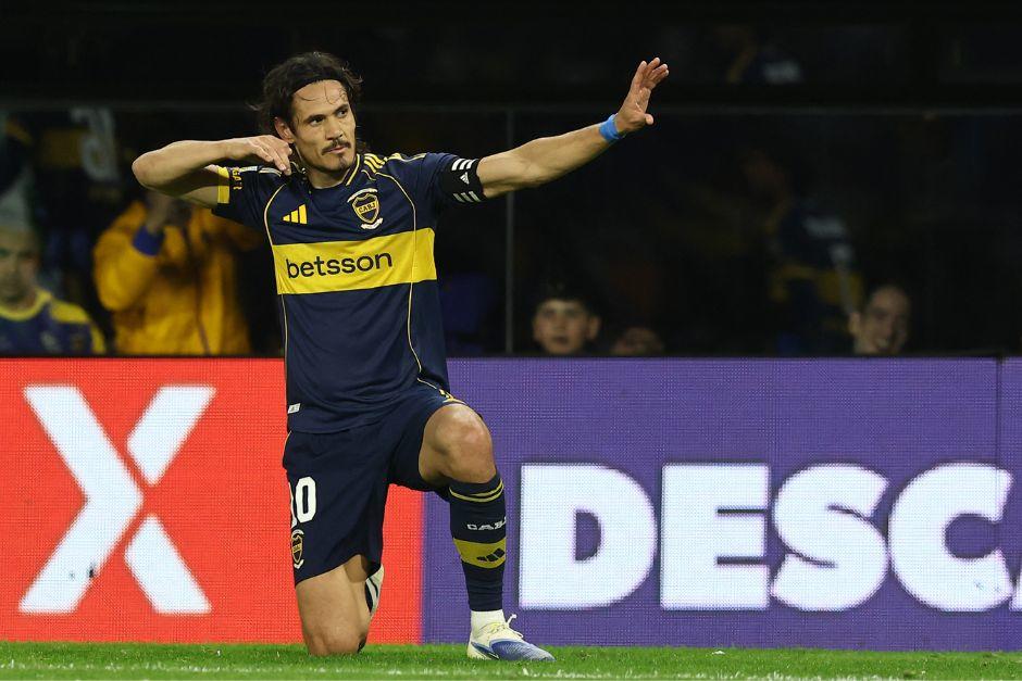 El delantero uruguayo apagó las críticas en Boca luego de no poder reencontrarse con el gol. (Foto: AFP)