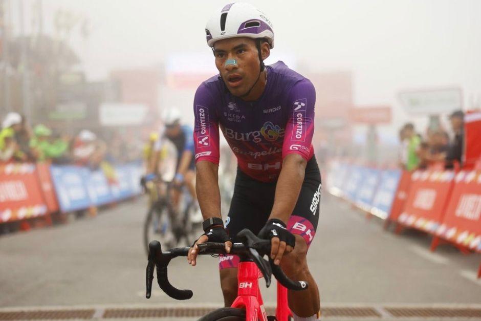 El pedalista guatemalteco es uno de los ciclistas jóvenes con mejor tiempo en la competencia en España. (Foto: Burgos BH)