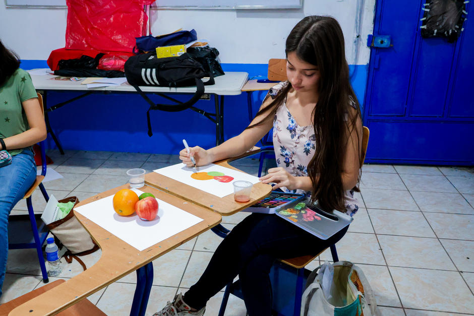 El artista Eddy Payés es el encargado de brindar el curso.&nbsp;(Foto: Manuel Peralta/Colaborador)