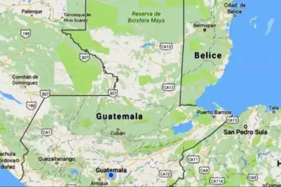 Minex detalla la forma correcta de utilizar el mapa de Guatemala. (Foto: Google Maps)