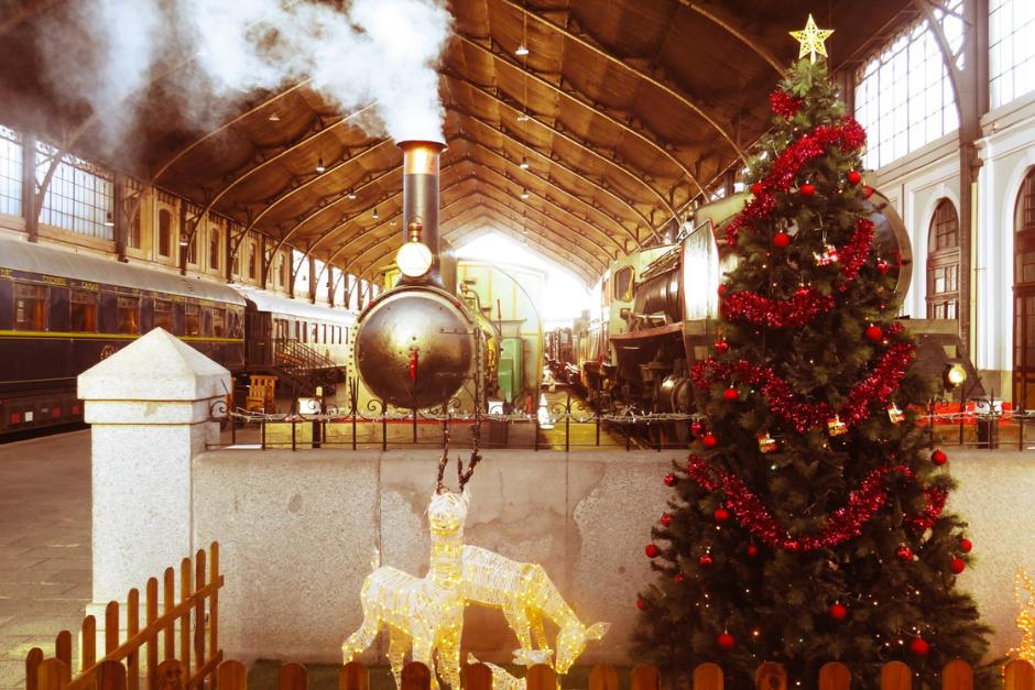 Los visitantes podrán disfrutar de un recorrido lleno de luces y ambientación navideña. (Foto: Museo del Ferrocarril)