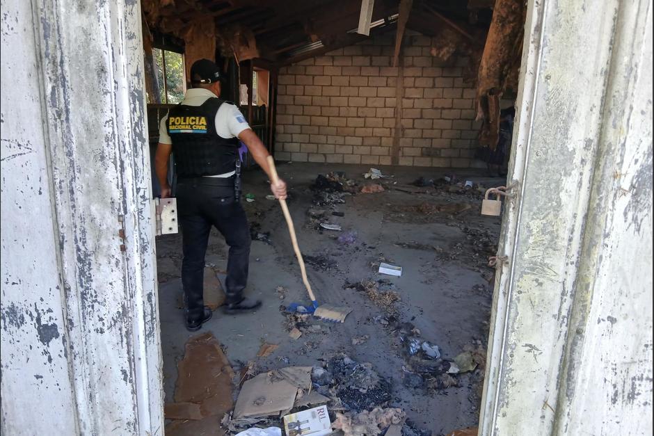 Las dos viviendas están ubicadas en Chimaltenango. (Foto: PNC)
