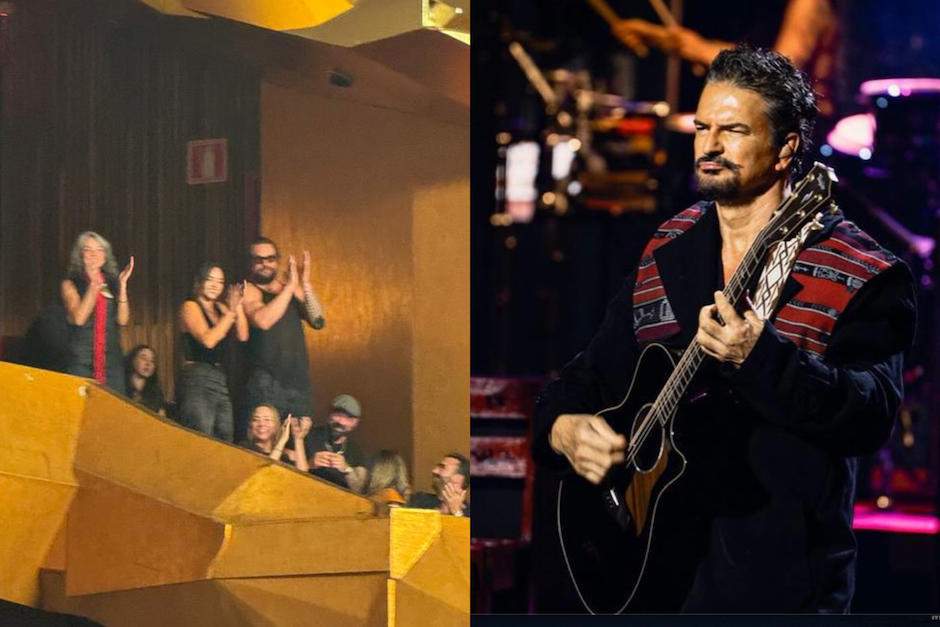 Momoa y Adria fueron captados disfrutando del show. (Foto: Mabel Falla de Ponce)