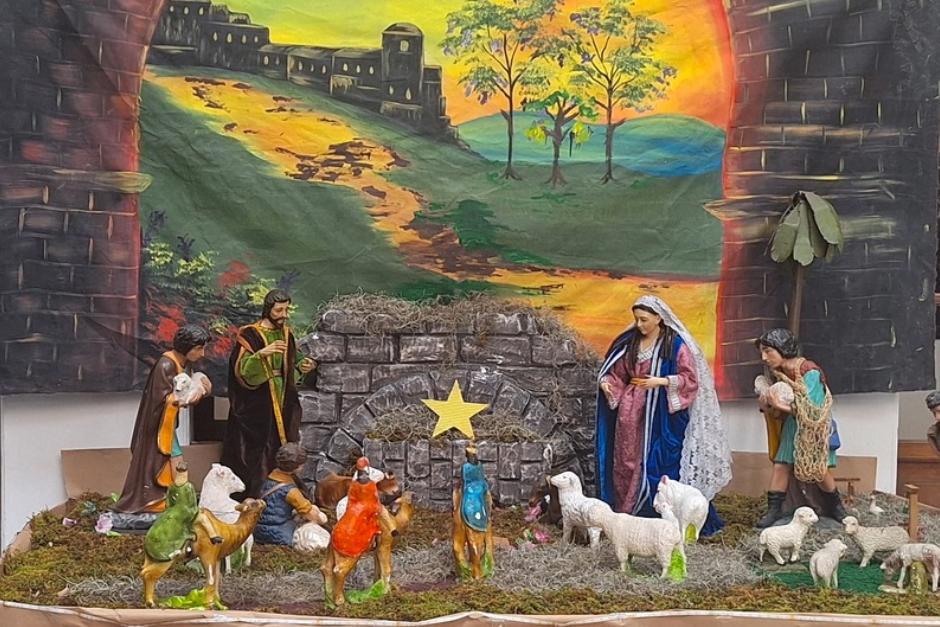 El nacimiento del niño Dios en Guatemala es una tradición muy especial. (Foto: Museo Nacional de Historia)