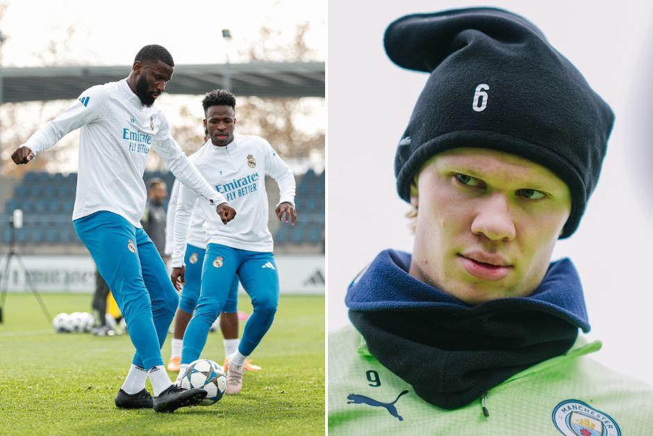 Erling Haaland, con un buen momento goleador, amenaza a la débil defensa merengue aquejada por las lesiones. (Fotos: Redes)