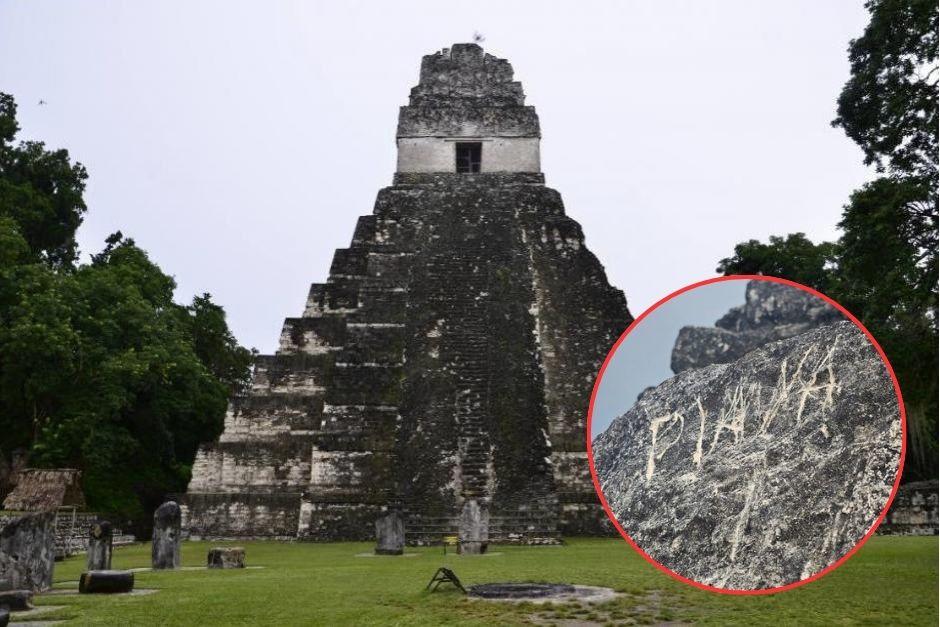 El hombre hizo los daños en el templo con una piedra. (Foto: archivo/Soy502)