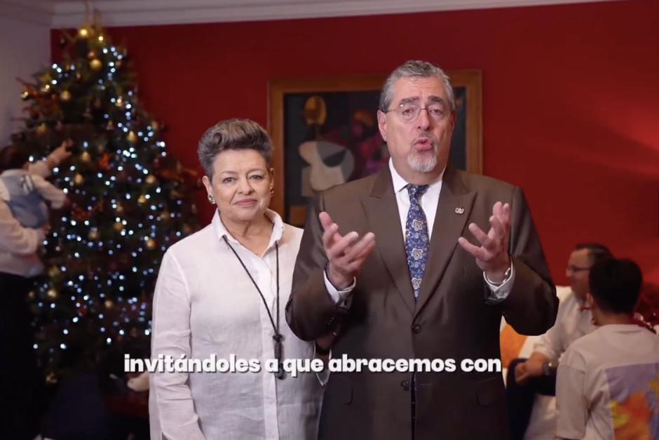 El presidente Bernardo Ar&eacute;valo envi&oacute; un mensaje a la naci&oacute;n por la Navidad. (Foto: captura de pantalla)
