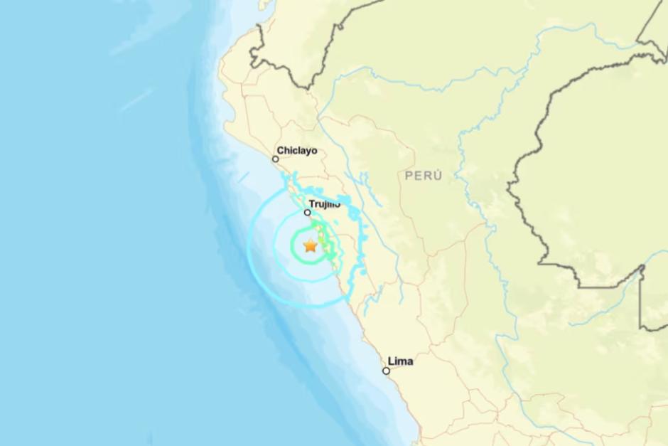 El temblor sacudi&oacute; a Per&uacute; en la noche del s&aacute;bado. (Foto: USGS)