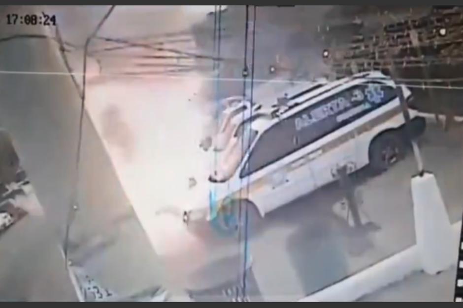 La explosi&oacute;n gener&oacute; una gran cantidad de humo. (Foto: captura de video)