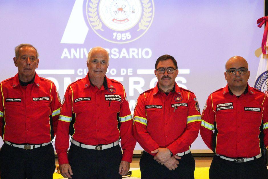 El Cuerpo de Bomberos Municipales de Guatemala conmemora su septuagésimo aniversario.&nbsp;(Foto: Wilder López/Soy502)