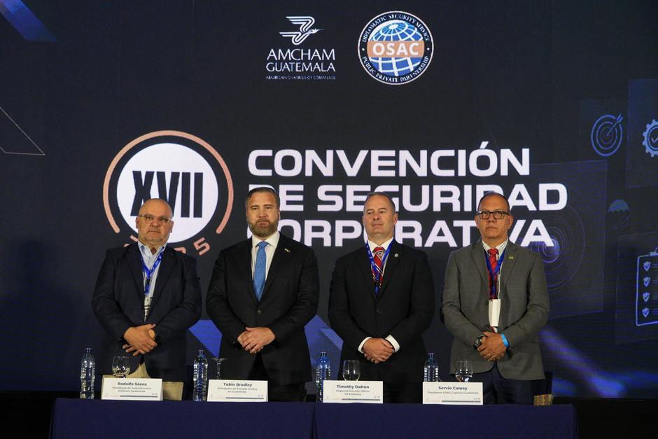 Inauguración de la XVII Conferencia Regional de Seguridad Corporativa, para analizar las capacidades en el sector y promover la inversión extranjer en Centroamérica. (Foto: Wilder López/Soy502)