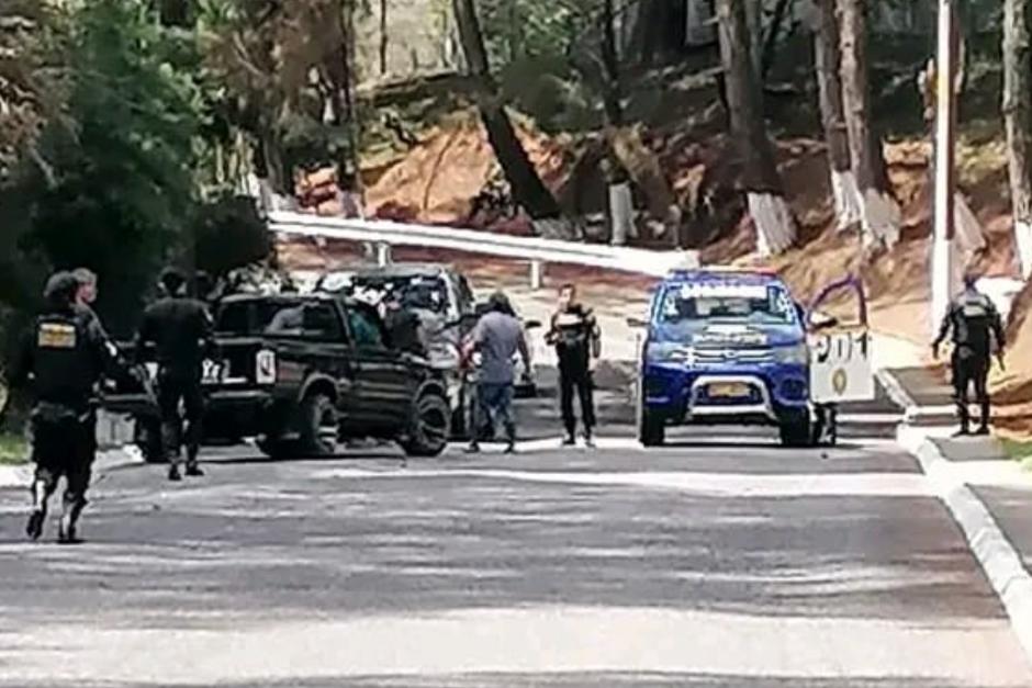 En video quedó grabada la escena posterior a la emboscada a esposa del diputado Vitelio Lam. (Foto: cortesía Soy502)