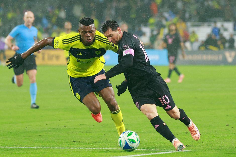 Leo marcó en el tramo final del partido, pero no pudo evitar la derrota del Miami. (FOTO: AFP)