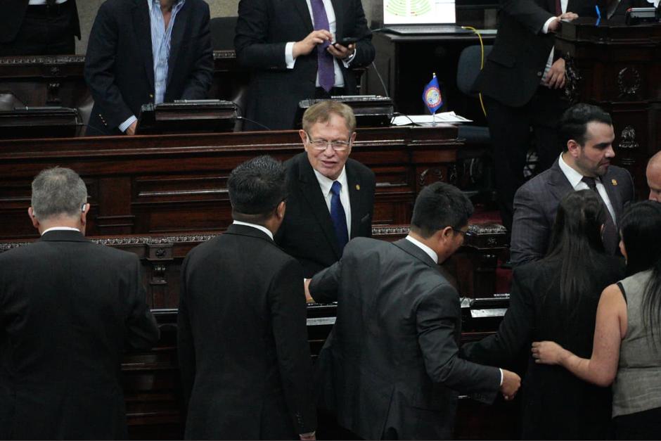 Luis Contreras fue electo presidente del Congreso para el perido 2025-2026. (Foto: wilder López / Soy502)