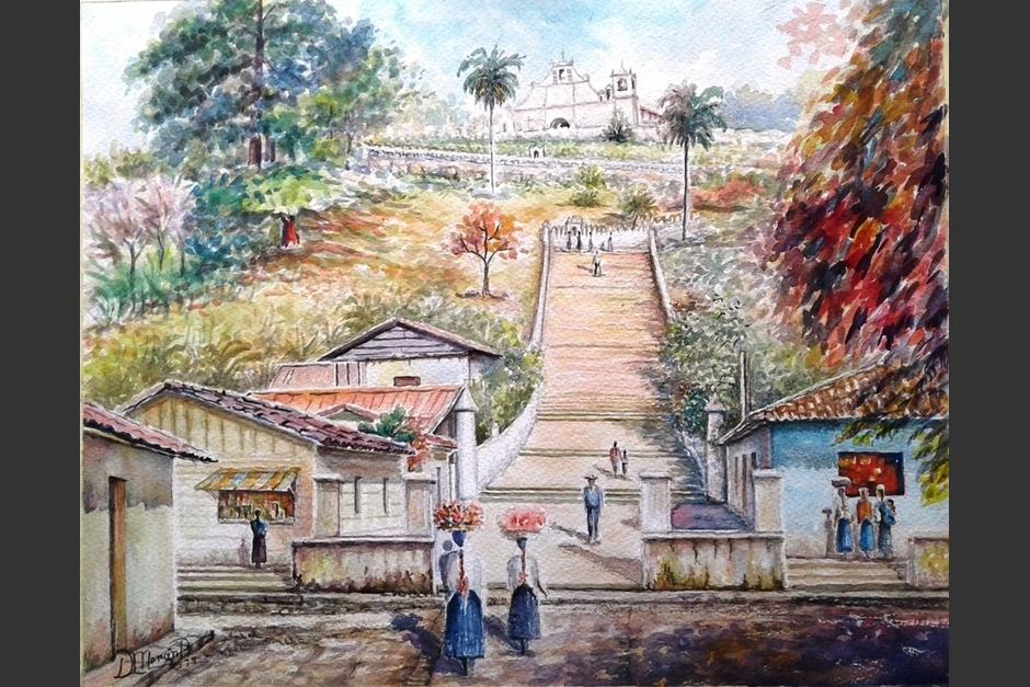 Comparte detalles de su obra a través de redes sociales. (Foto: Redes sociales de Domingo Morán Pop)