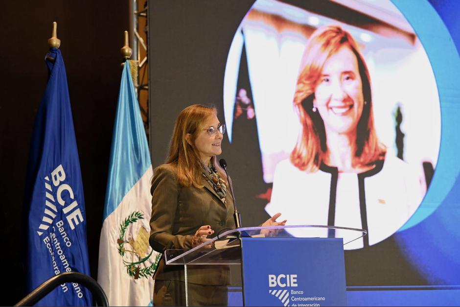 Gisela Sánchez, presidenta ejecutiva del BCIE. (Foto: BCIE / Soy502)