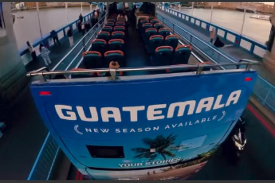 Guatemala está sonando en Londres. (Foto: captura de video)