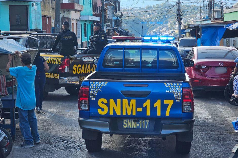 Durante la tarde de este 9 de noviembre se realizan las diligencias en el Barrio El Gallito. (Foto: PNC)