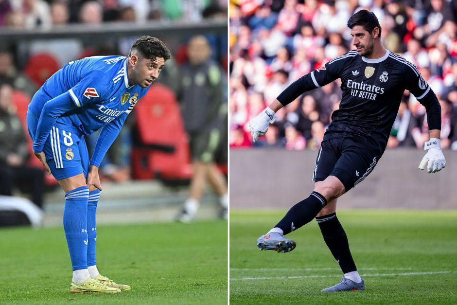 Valverde y Courtois pasarán unos días en recuperación antes de volver a entrenar bajo las órdenes de Xabi Alonso. (Foto: Real Madrid)