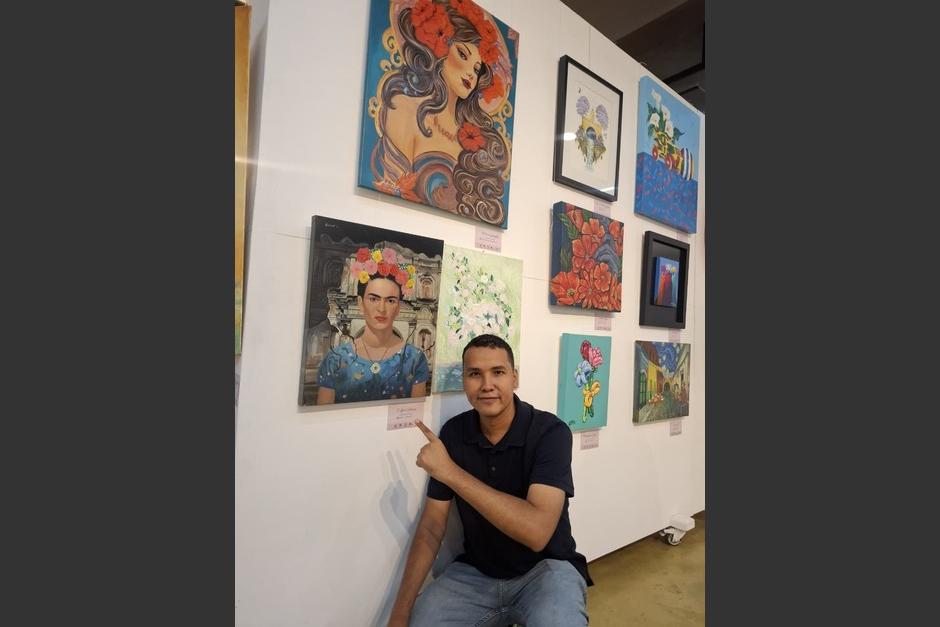 Edgar Lemus ha presentado su arte en diversas exposiciones. (Foto: Carlos Monroy/Colaborador)