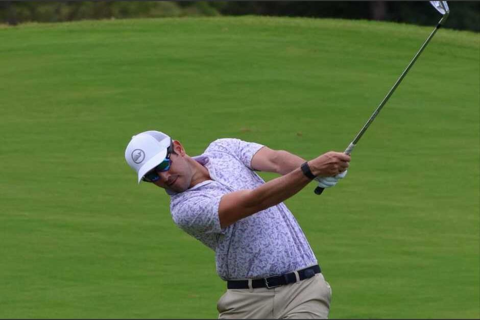Juventud y experiencia, una combinación que puede guiar a los más alto al golfista Sebastián Barnoya. (Foto: César Pérez)&nbsp;