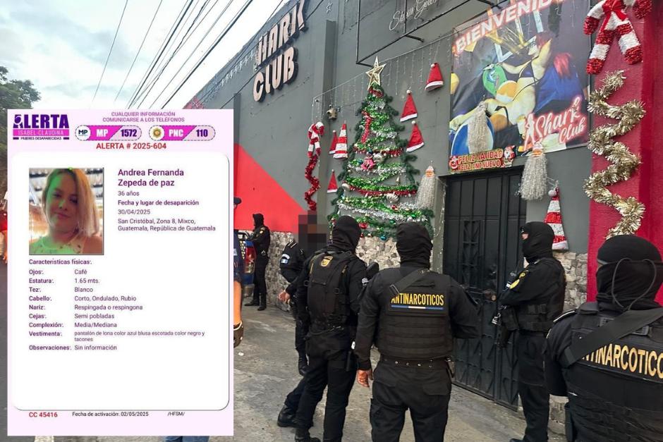 Andrea Fernanda Zepeda de Paz desapareció el 30 de abril pasado. Hoy, las autoridades desarrollan allanamientos relacionados con su desaparición. (Foto: MP)