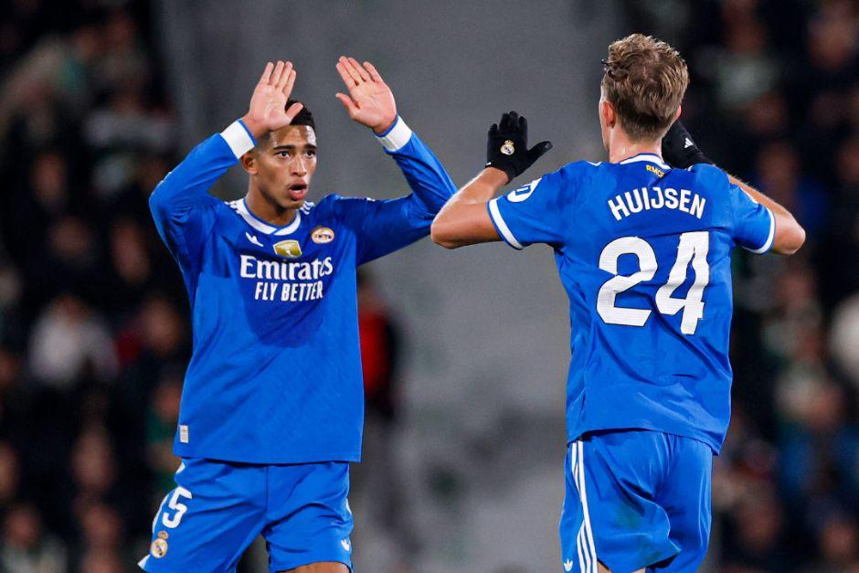 Bellingham y Huijsen fueron los héroes merengues con las anotaciones que salvaron un empate en Elche. (Foto: Real Madrid)