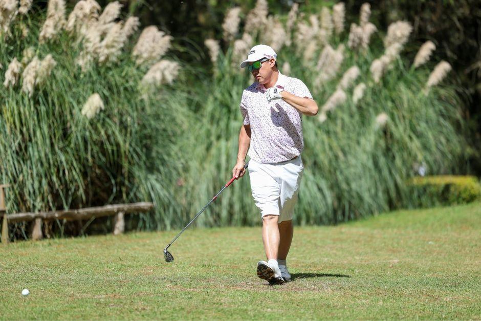 El clima fue impecable este domingo en Hacienda Nueva Country Club, con lo cual los golfistas pudieron realizar sus mejores golpes, durante los 18 hoyos del recorrido. (Foto: Saulo López)